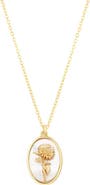 Set & Stones Katrina Birth Flower Pendant Necklace