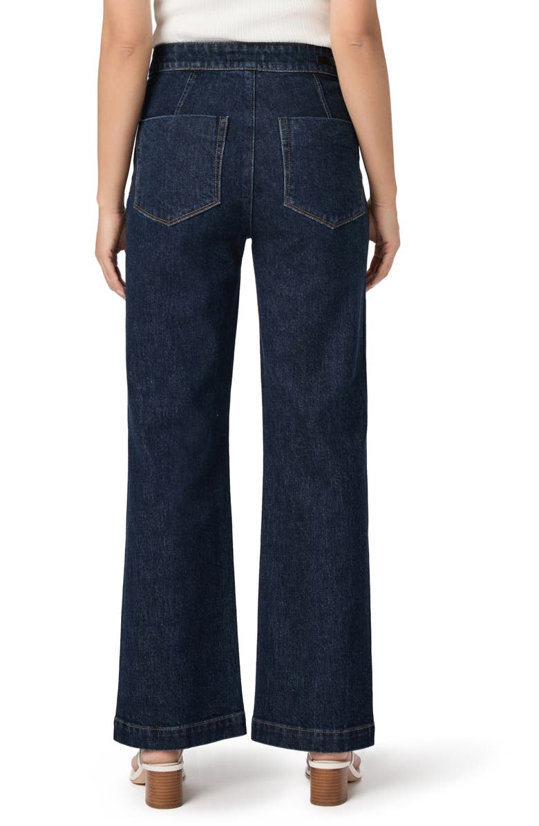 PAIGE Stevie High Waist Bootcut Trouser Jeans, Alternate, color, Ballast