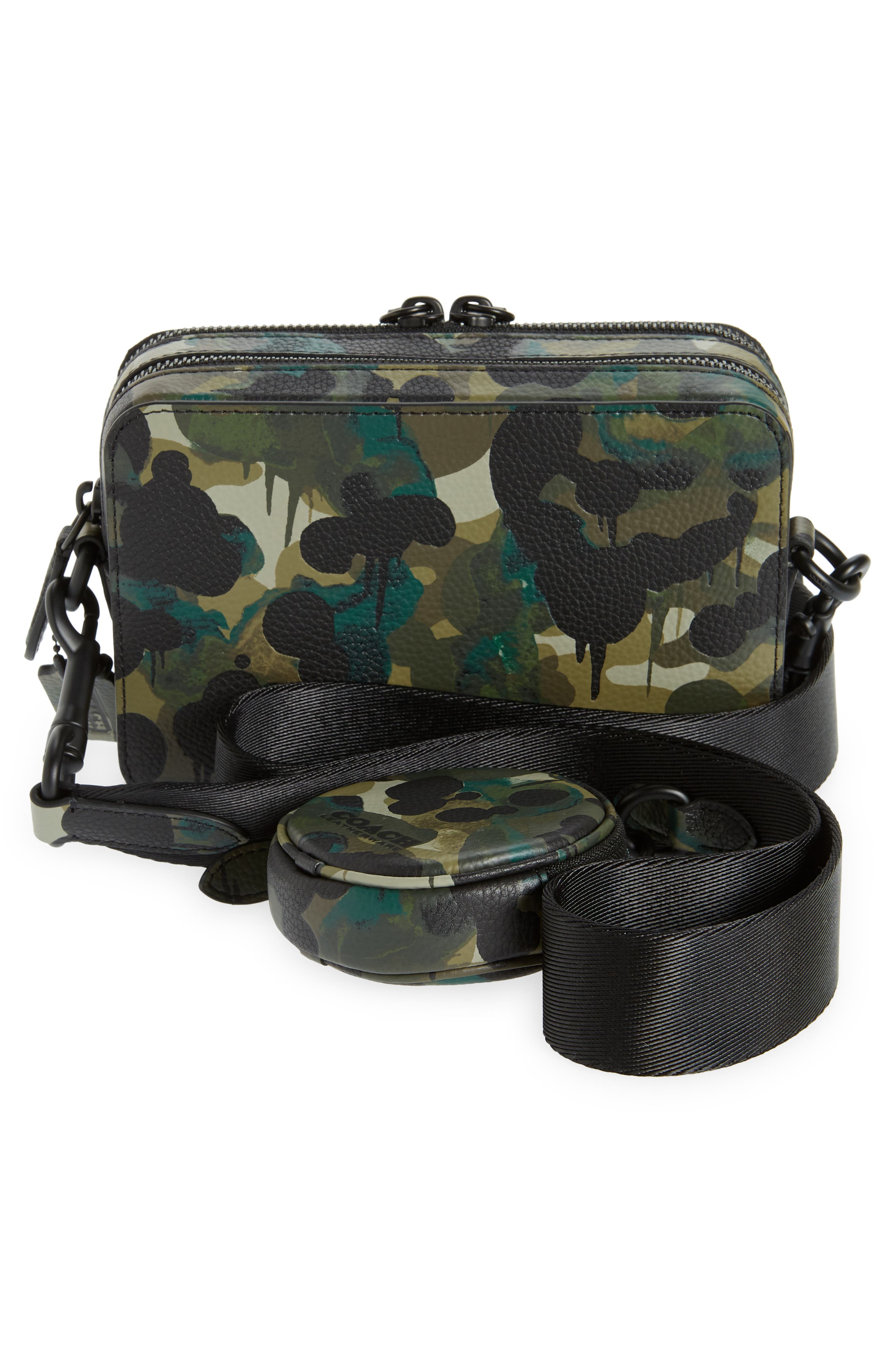 COACH Charter Camo Print Crossbody Bag, Alternate, color, 