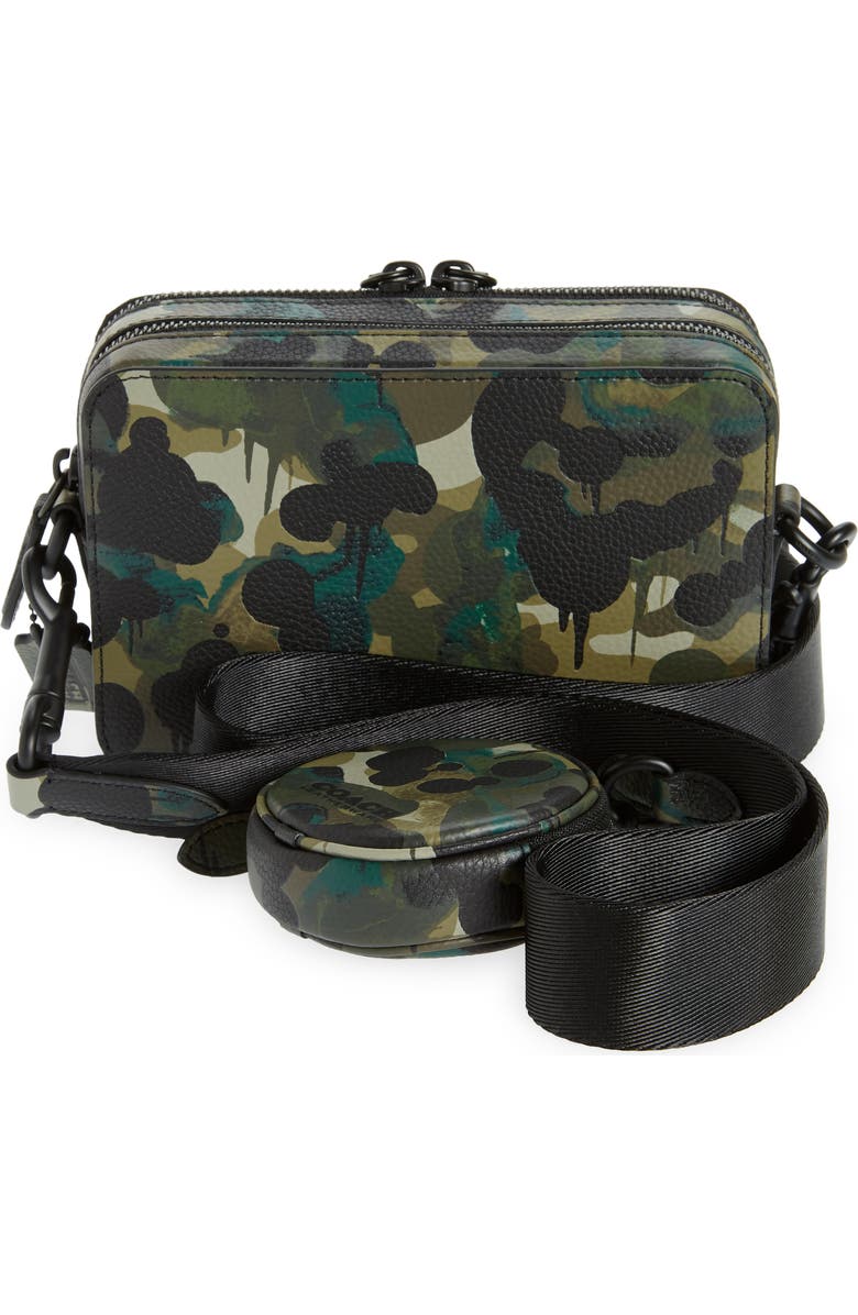 COACH Charter Camo Print Crossbody Bag, Alternate, color,