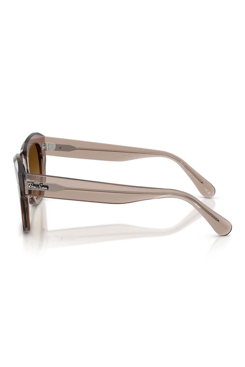 State Street 49mm Gradient Square Sunglasses, Alternate, color, LITE BROWN