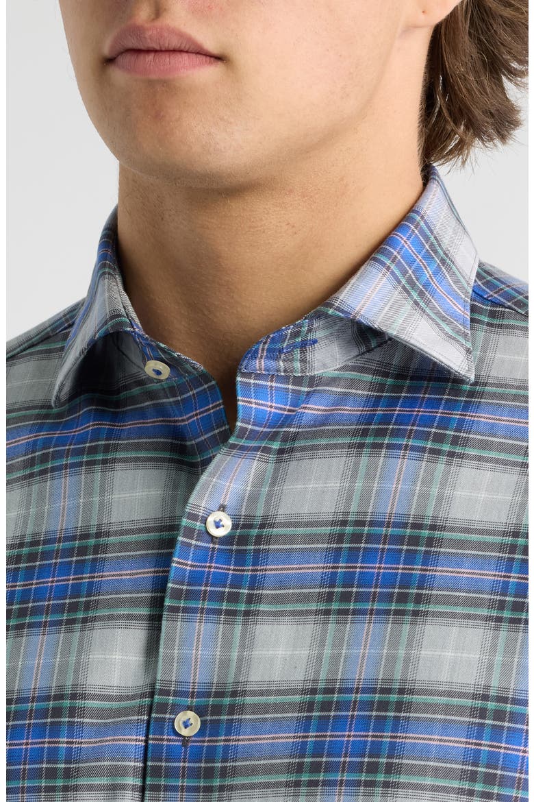 Grove Plaid Long Sleeve Button Front Shirt, Alternate, color, SOUND SIDE