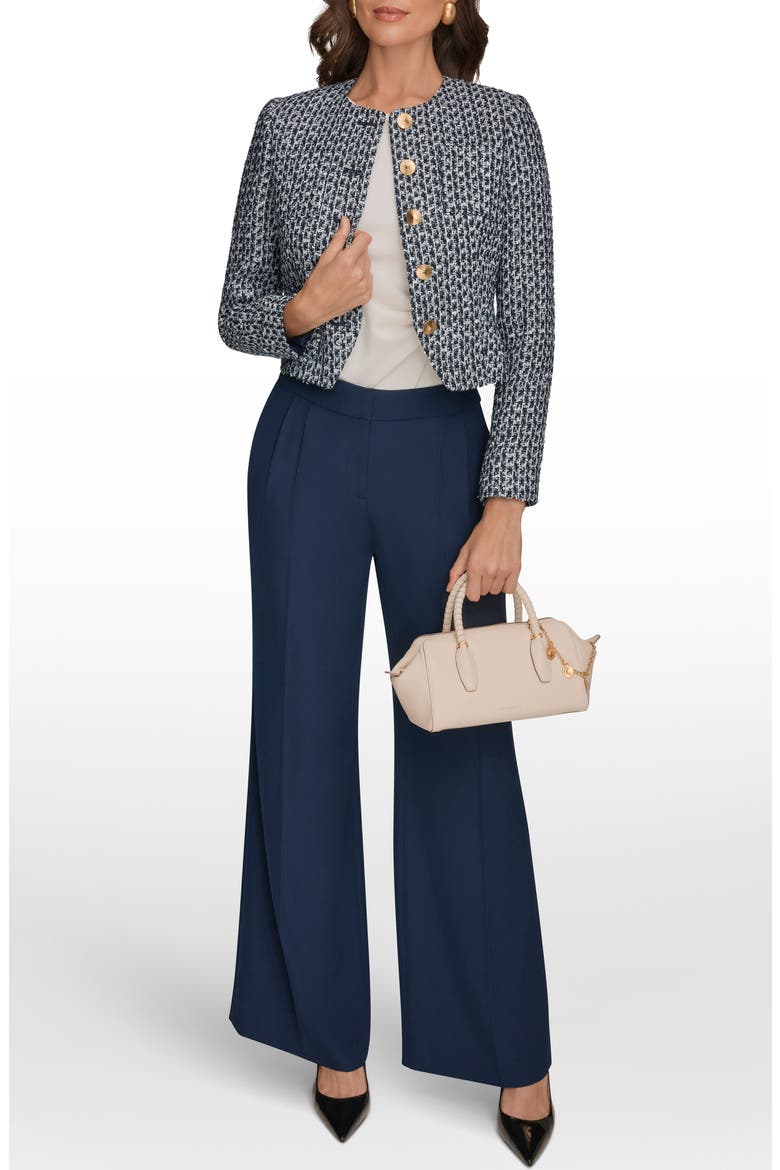 Tweed Crop Jacket, Alternate, color, NIGHTFALL MULTI