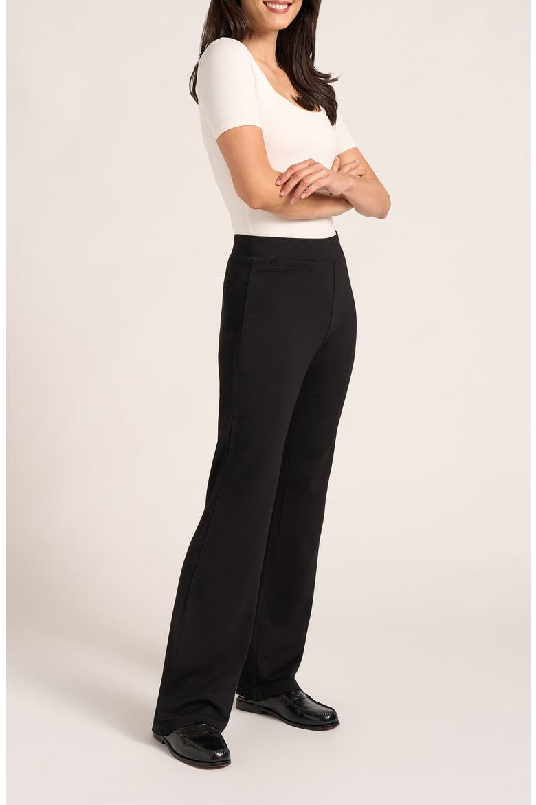 Payton Ponte Pants, Alternate, color, BLACK