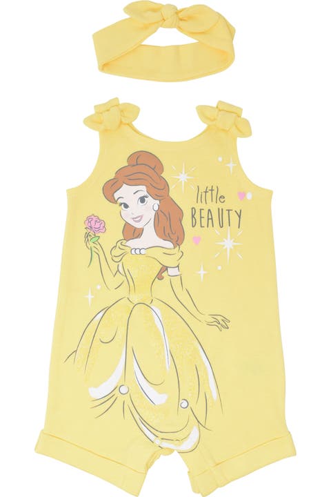 Princess Sleeveless One-Piece and Headband Set