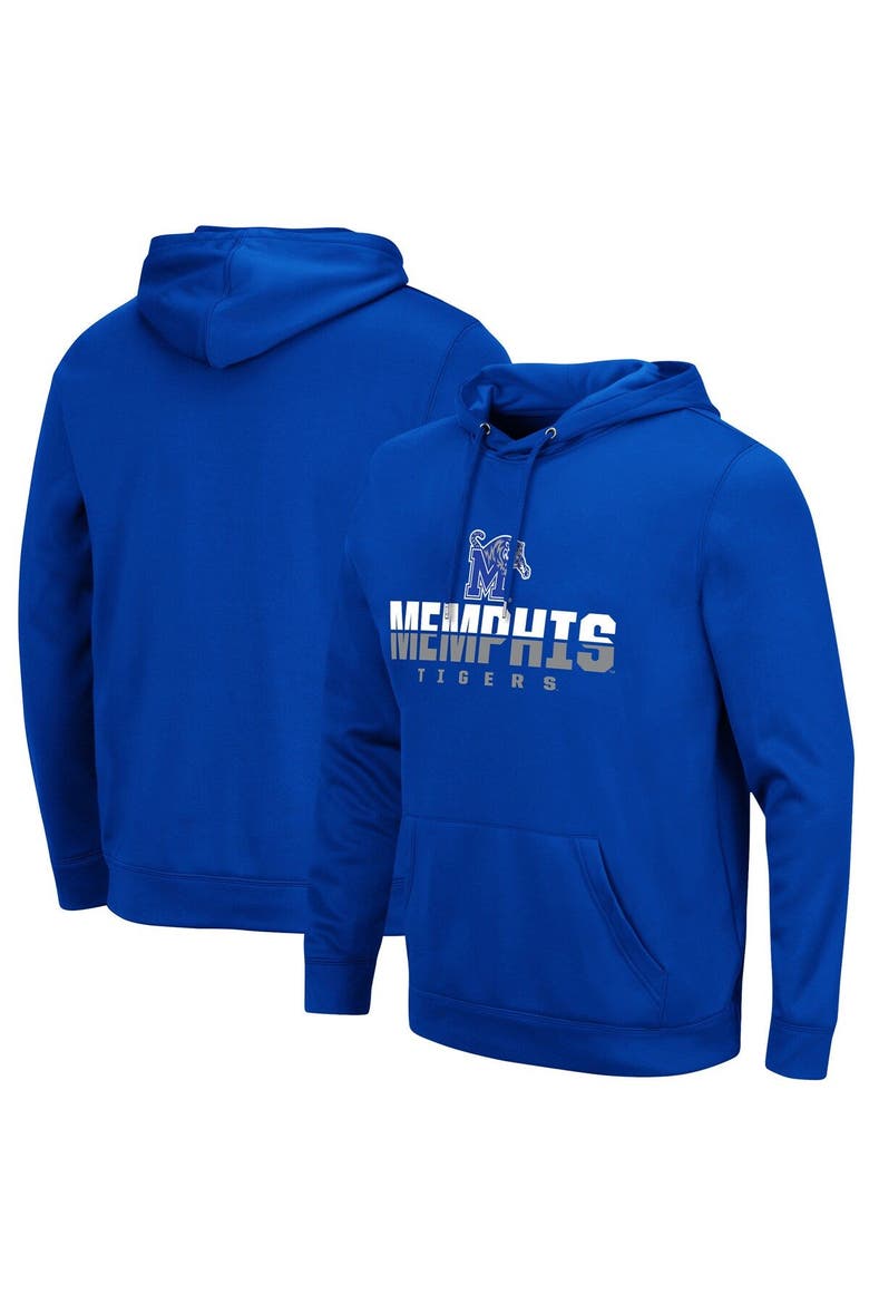 Men's Colosseum Royal Memphis Tigers Lantern Pullover Hoodie, Main, color, Royal