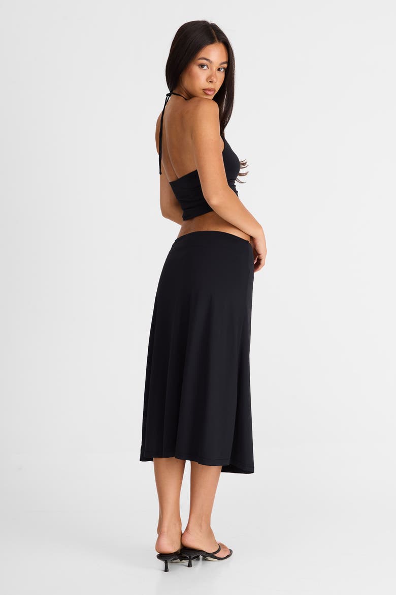 Hazel Midi Skirt, Alternate, color, Black