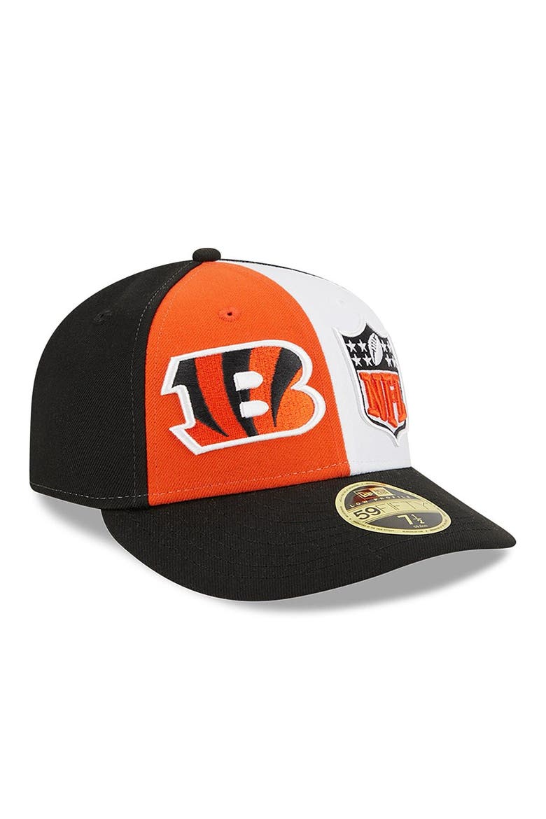 Men's New Era  Orange/Black Cincinnati Bengals 2023 Sideline Low Profile 59FIFTY Fitted Hat, Main, color, Orange