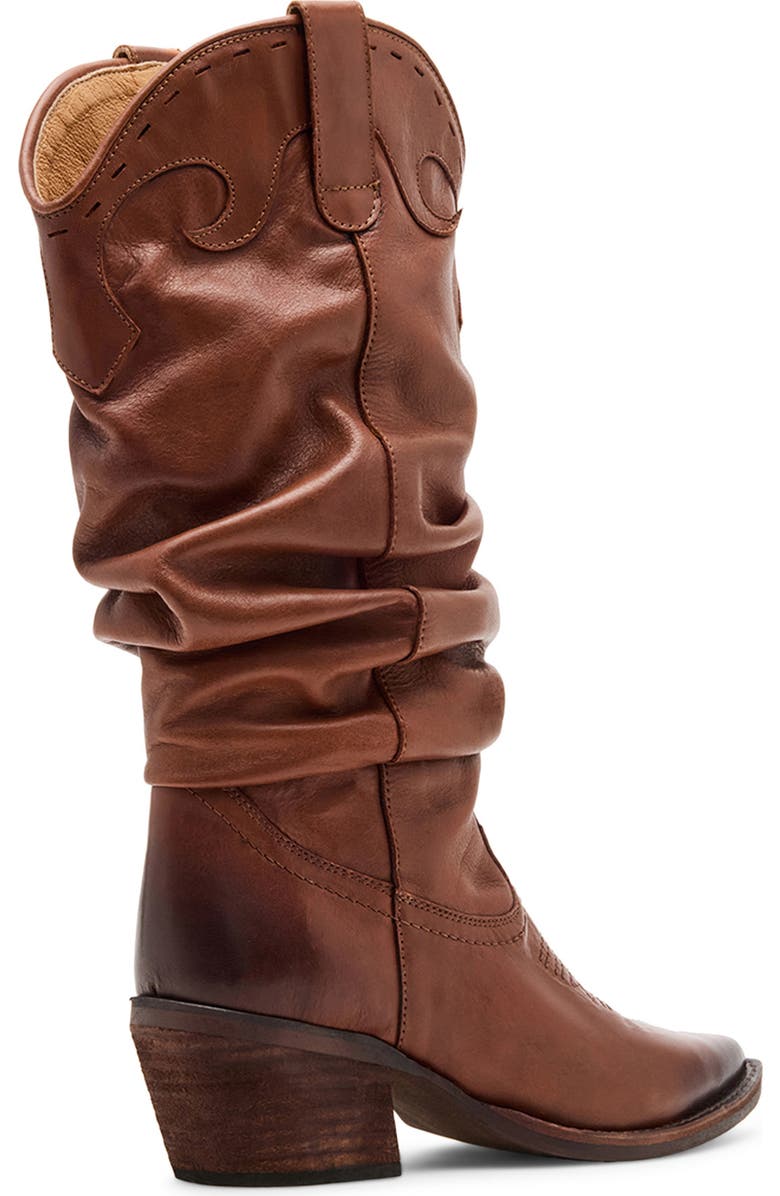 Steve Madden Stage Slouch Boot, Alternate, color, Cognac Leather
