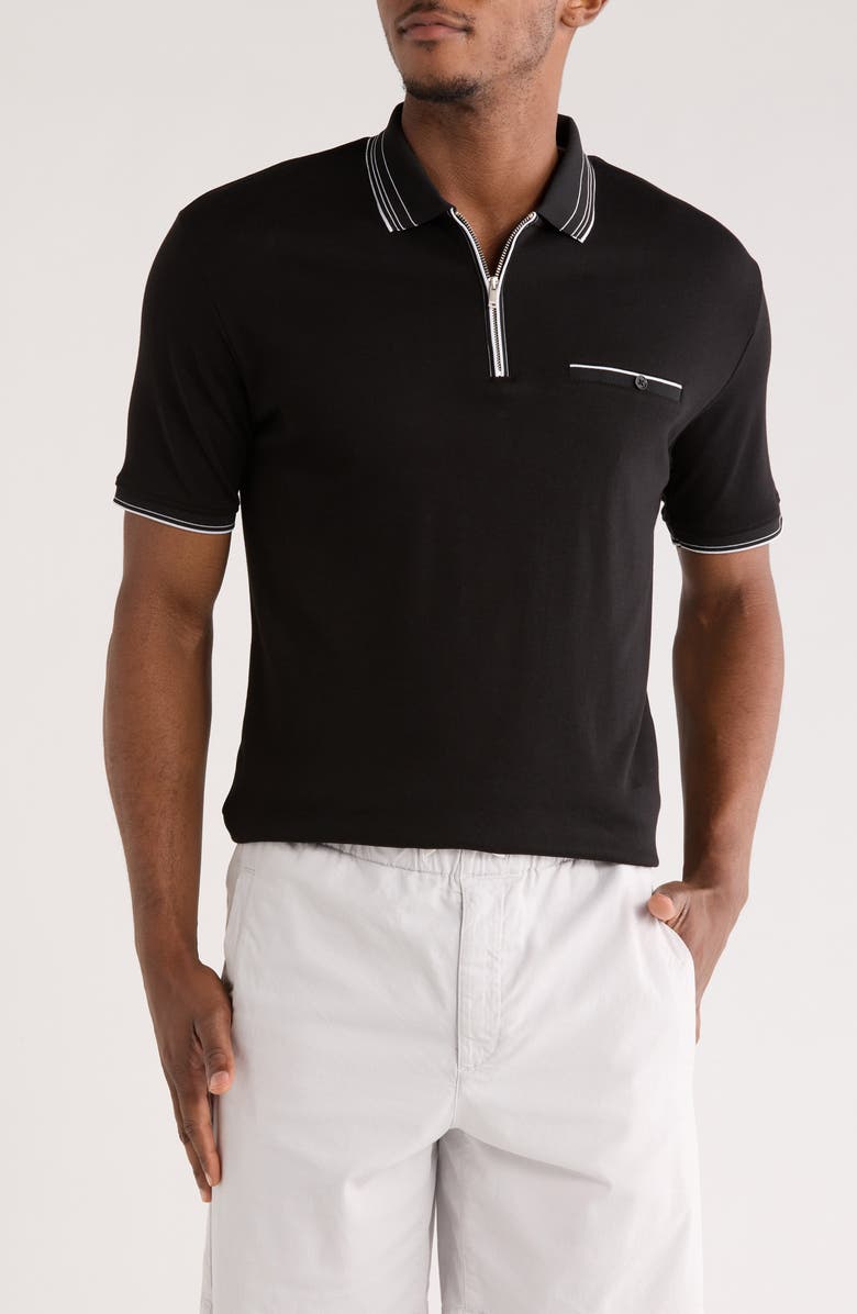 Cactus Man Short Sleeve Cotton Polo, Main, color, 