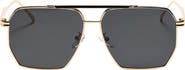 Fifth & Ninth Goldie 60mm Polarized Aviator Sunglasses