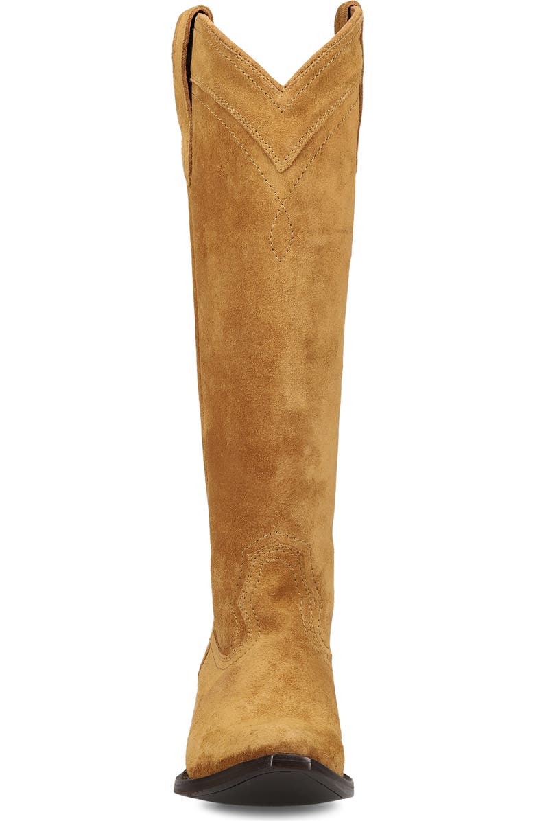 Frye Sacha Knee High Western Boot, Alternate, color, Barley