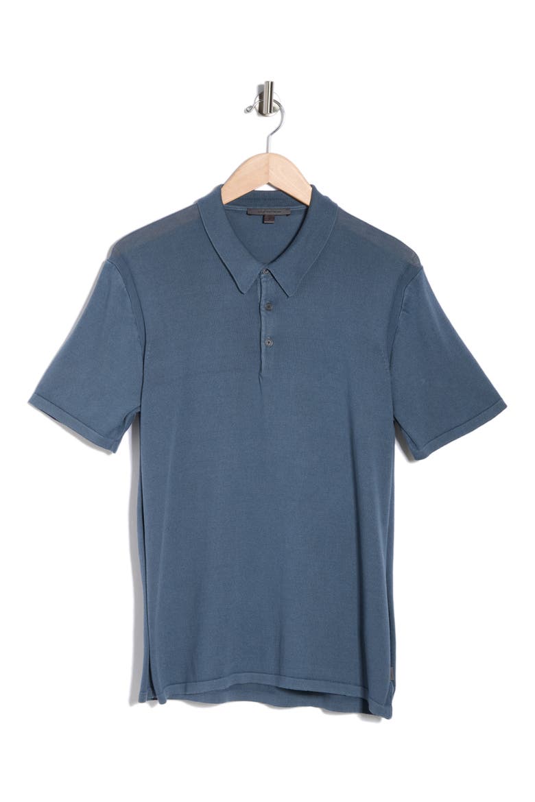 Canon Short Sleeve Polo, Alternate, color, BLUE SMOKE