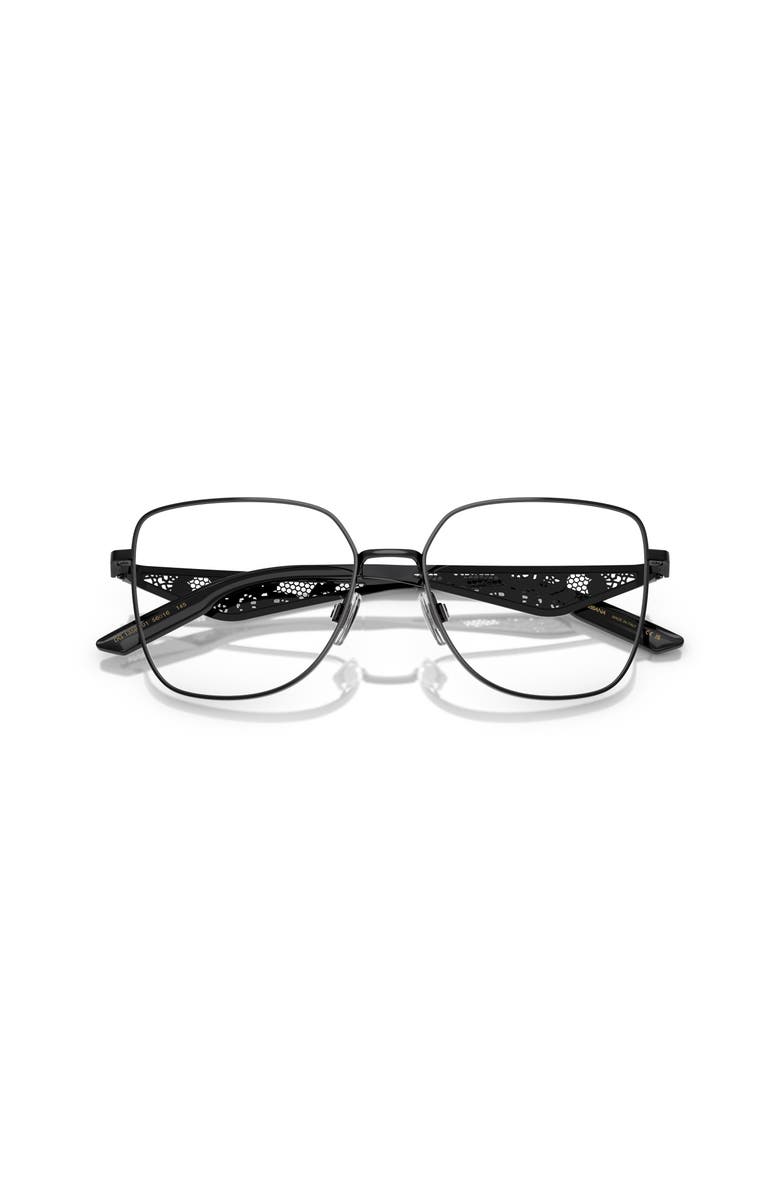 Dolce&Gabbana 54mm Square optical glasses, Alternate, color, Black