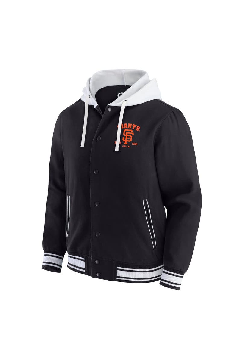 Darius Rucker Collection by Fanatics Men's Darius Rucker Collection by Fanatics  Black San Francisco Giants Full-Snap Hooded Jacket, Alternate, color, 