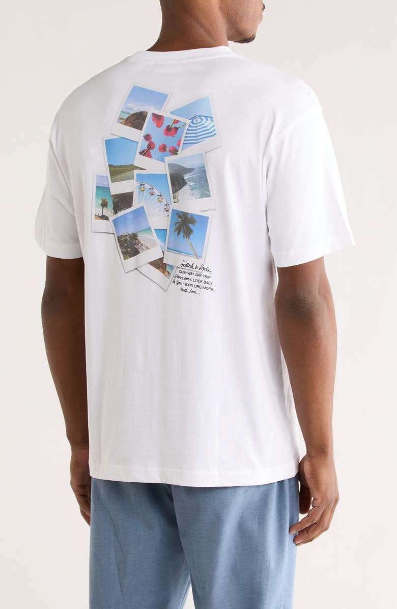 Scotch & Soda Cotton Graphic T-Shirt, Alternate, color, Bright White