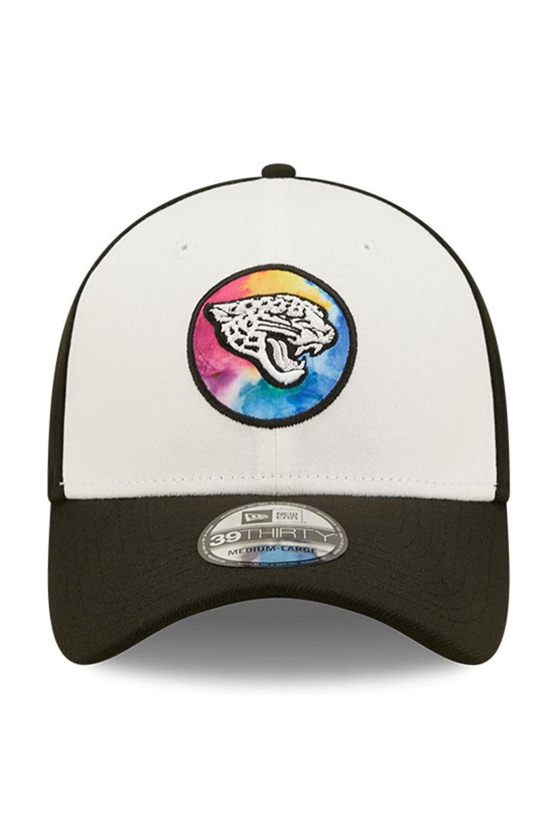 Men's New Era White/Black Jacksonville Jaguars 2022 NFL Crucial Catch 39THIRTY Coaches Flex Hat, Alternate, color, White