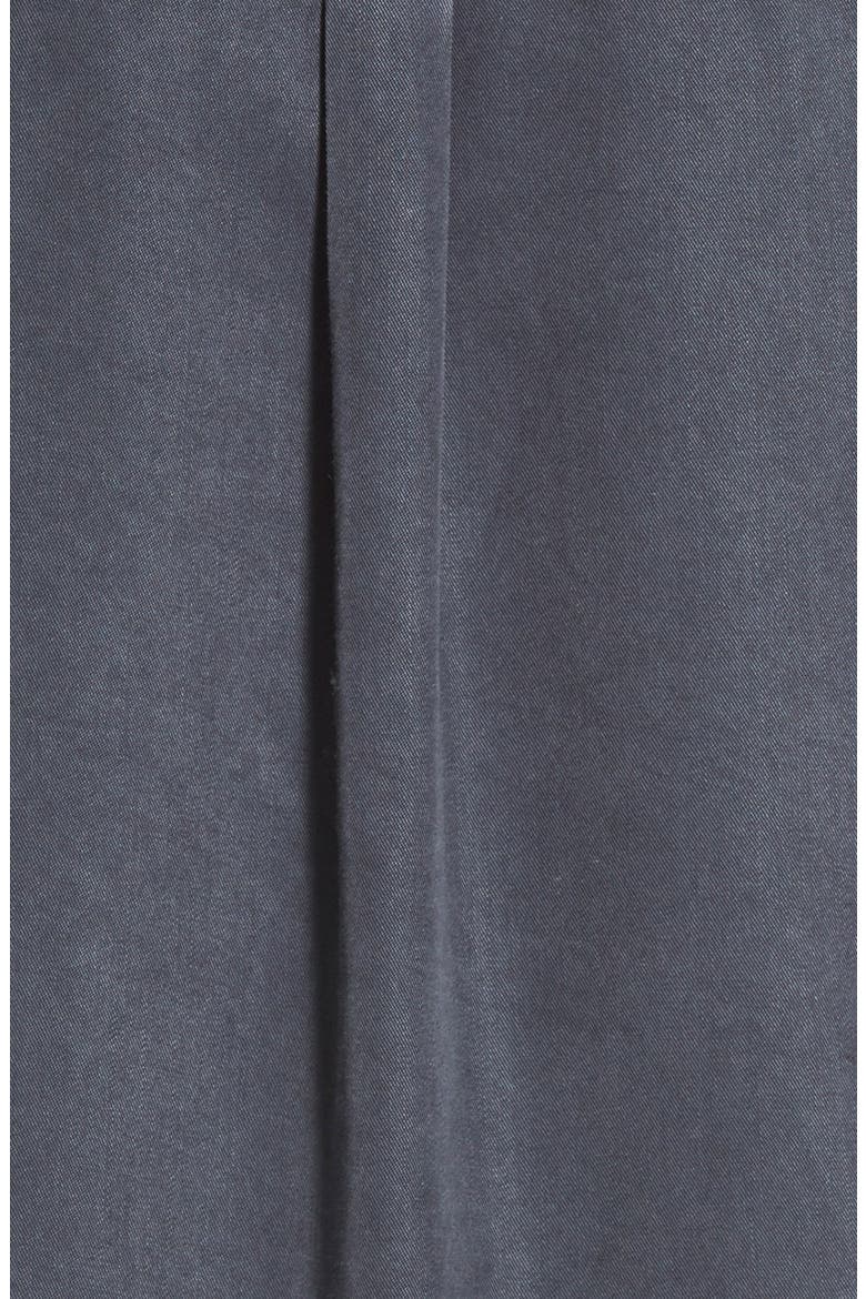 Denim Chambray Tunic Shirt, Alternate, color, GREY EBONY