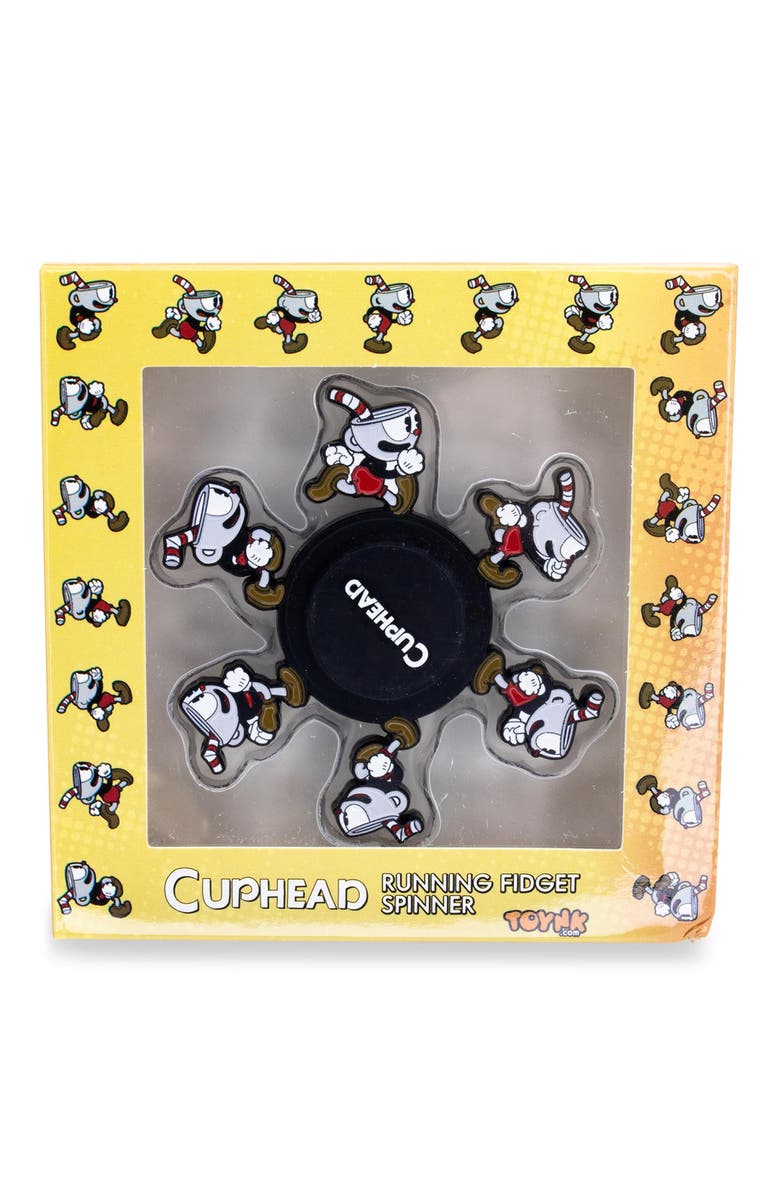 Toynk Cuphead Running 3-Inch Fidget Toy Spinner, Alternate, color, Red