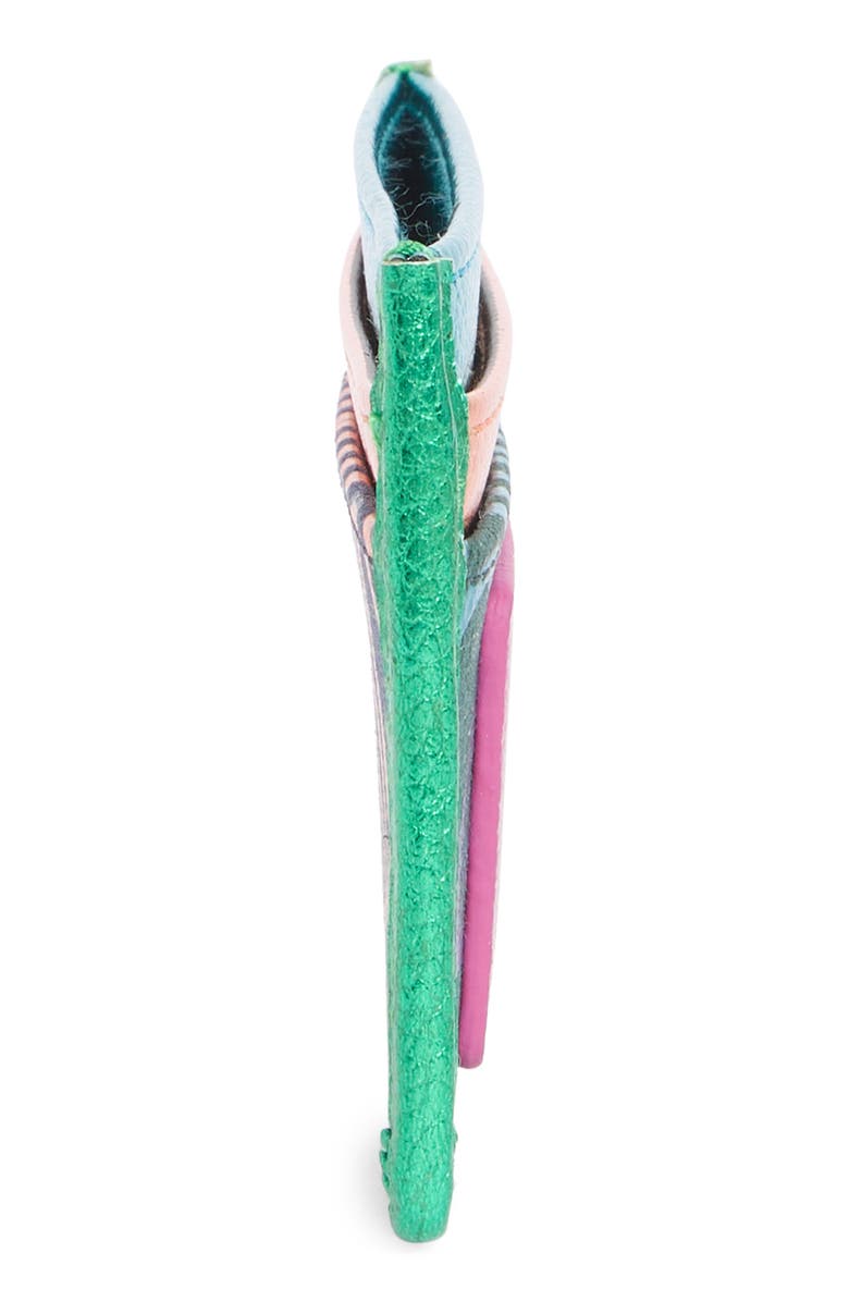 Kurt Geiger London Southbank Card Holder, Alternate, color, Turquoise Multi