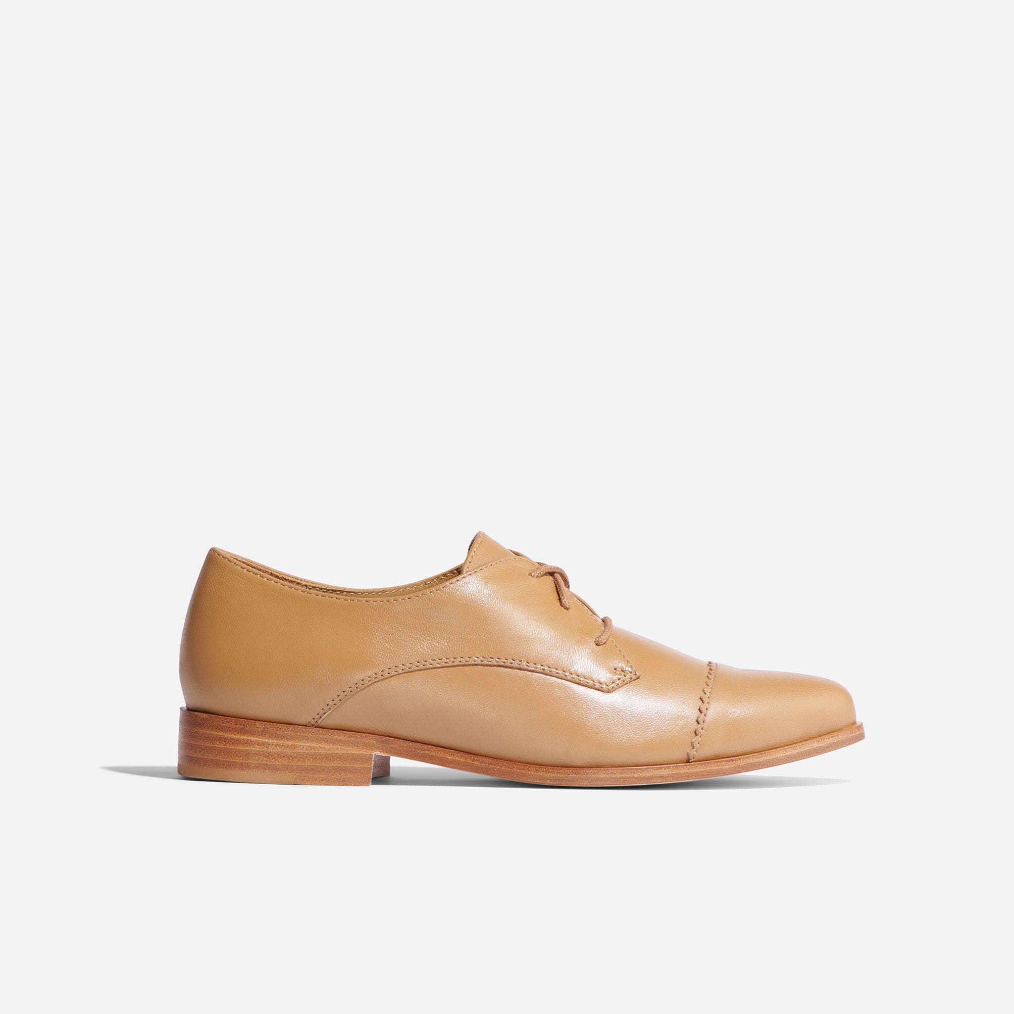 Emilia Cap Toe Oxford, Alternate, color, Almond