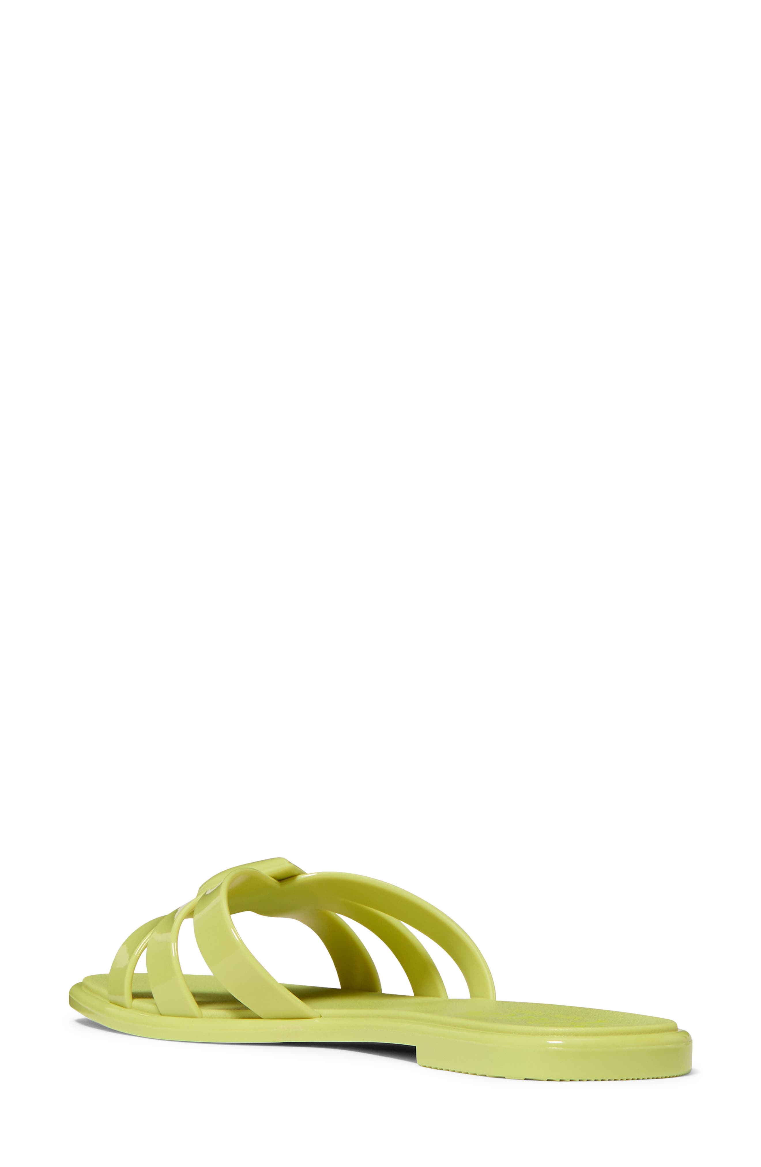 sculpted spade jelly slide sandal, Alternate, color, BOSC PEAR