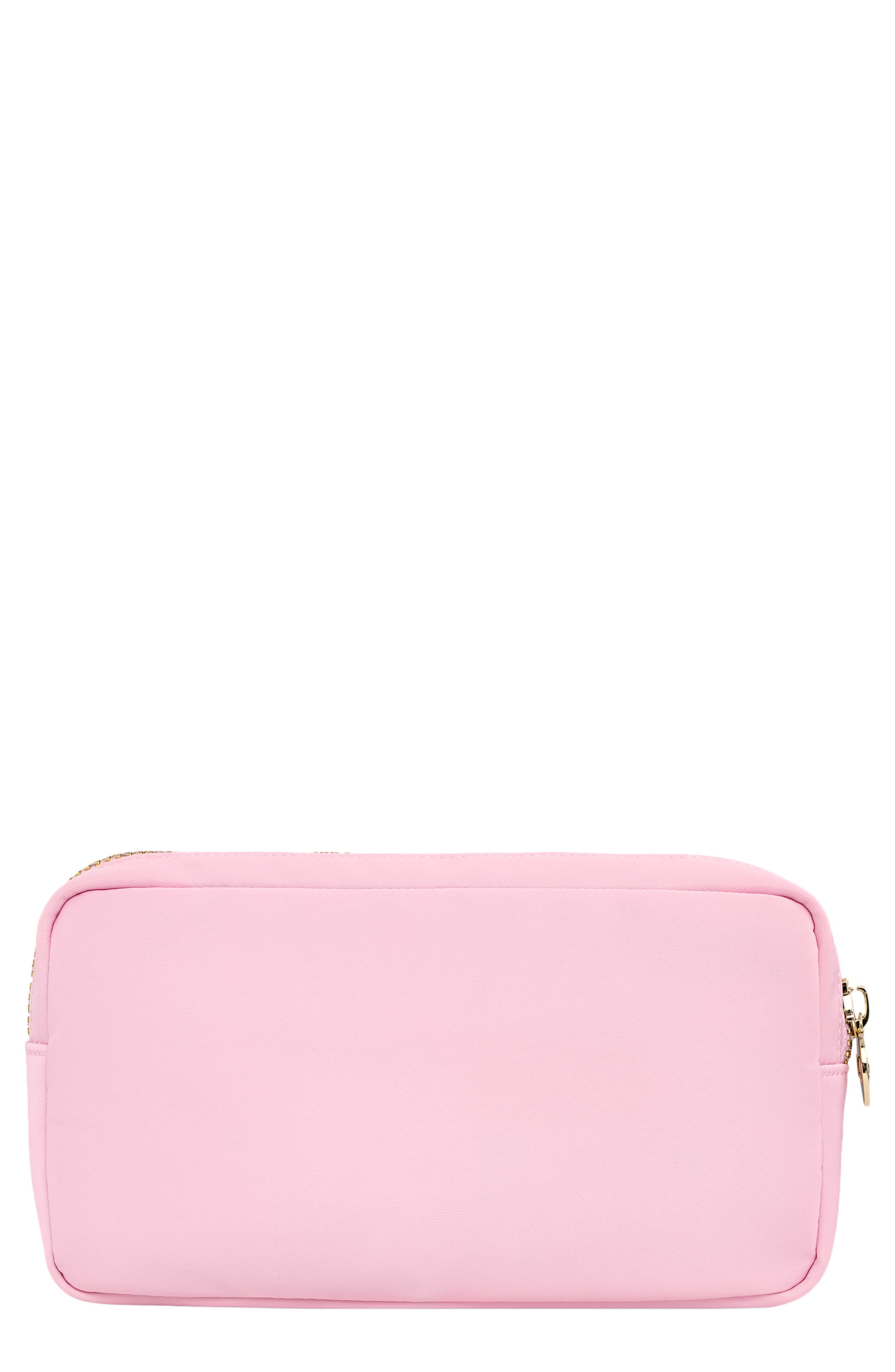 Small Nylon Pouch, Main, color, FLAMINGO