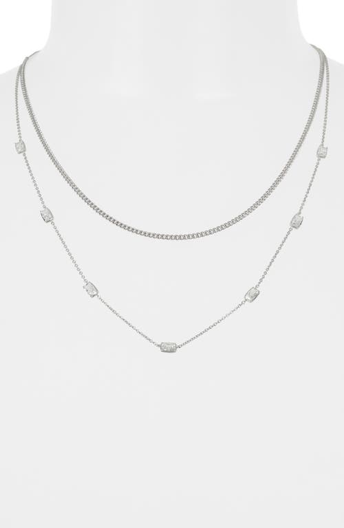 NADRI NADRI CECE LAYERED CHAIN NECKLACE