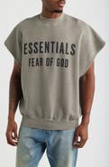Fear of God Essentials Relaxed Cutoff Fleece Sweatshirt