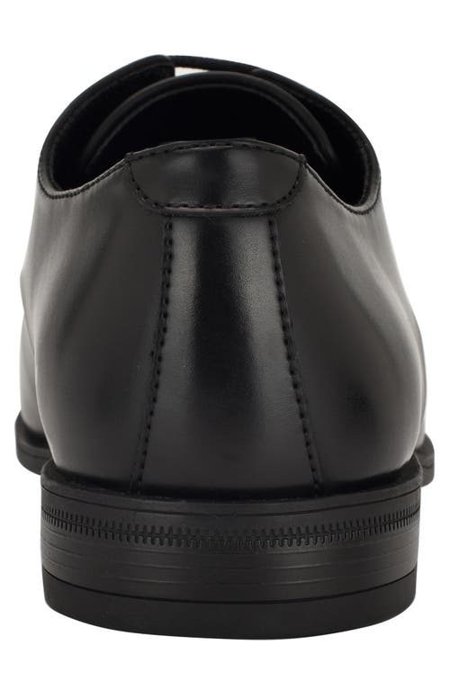 Calvin Klein Malike Square Toe Derby In Black