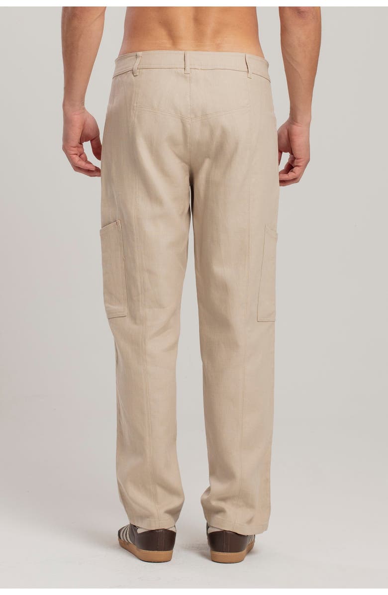 PCFG Linen Blend Free Heaven Pant With Pocket, Alternate, color, Beige