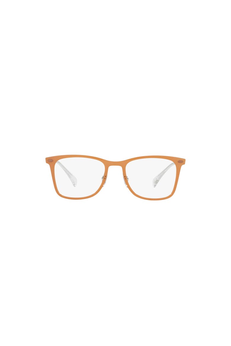 49mm Square optical glasses, Alternate, color, Beige