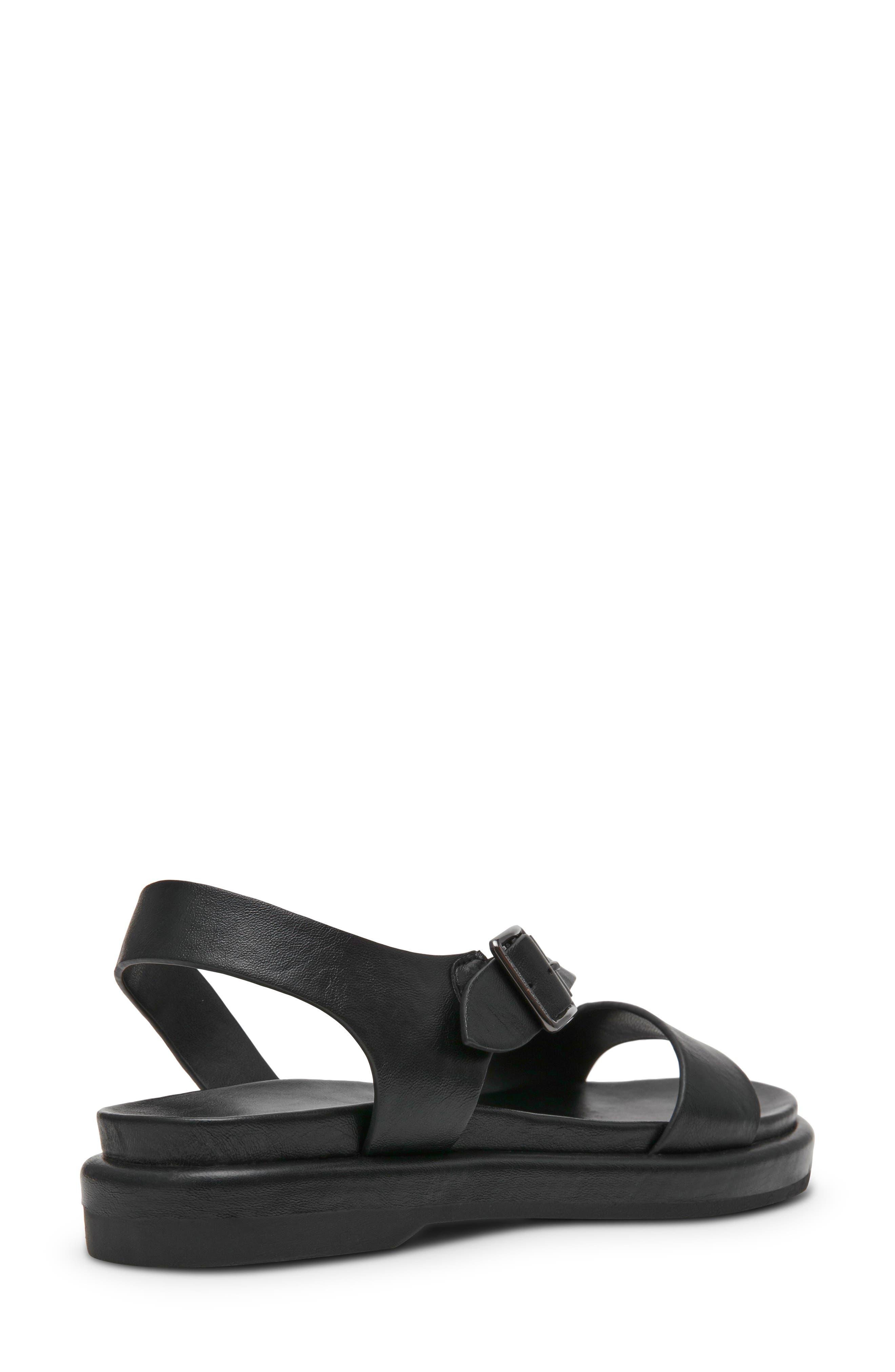 Anne Klein Elzie Sandal, Alternate, color, Black Pu