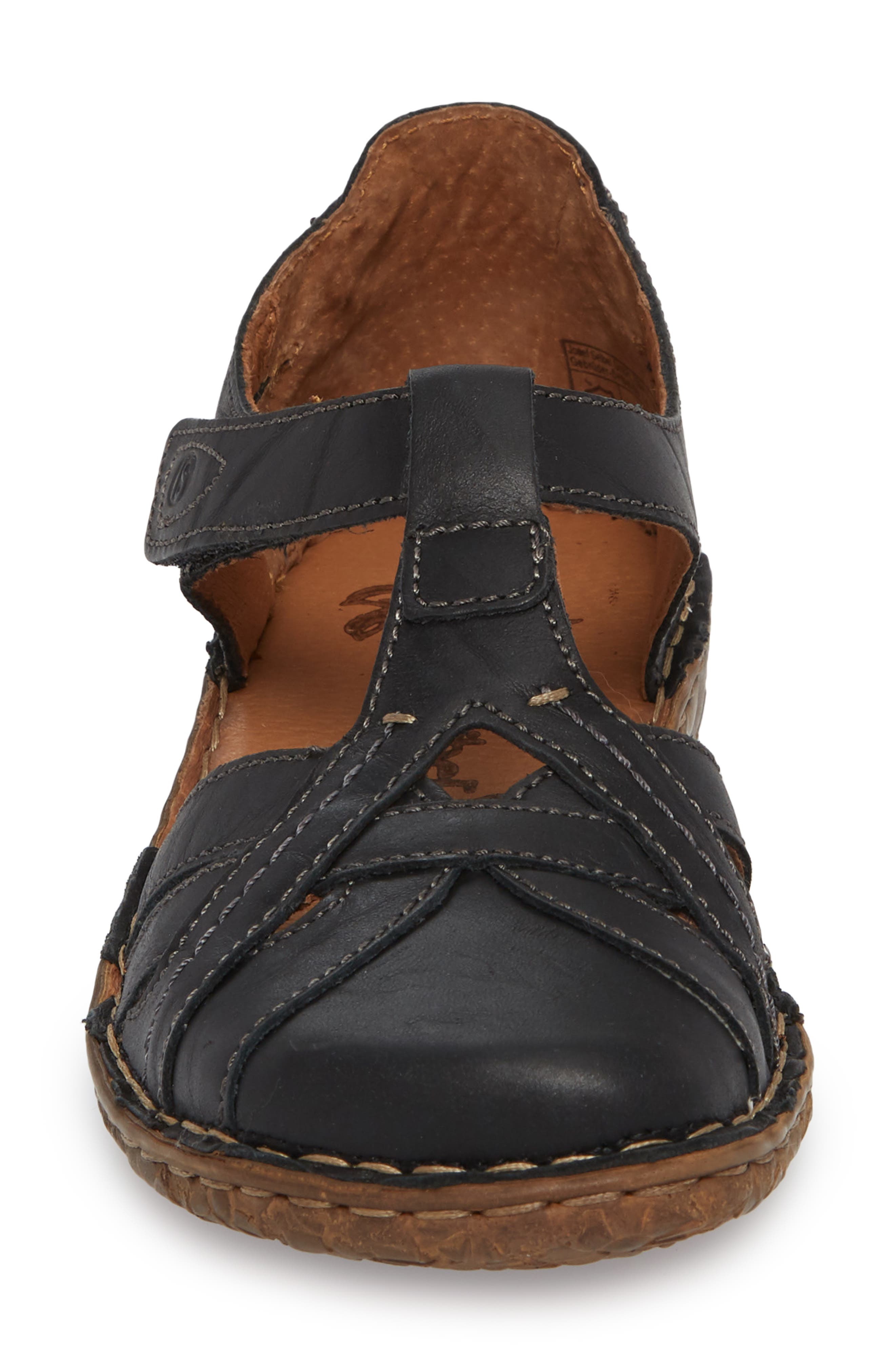 Josef Seibel Rosalie 29 Sandal, Alternate, color, Black Leather