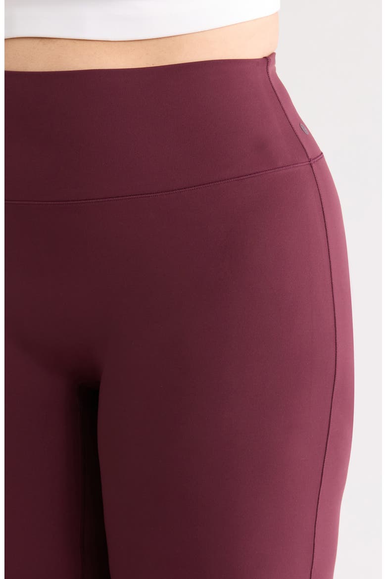 Zen High Waist Wide Leg Pants, Alternate, color, BURGUNDY STEM