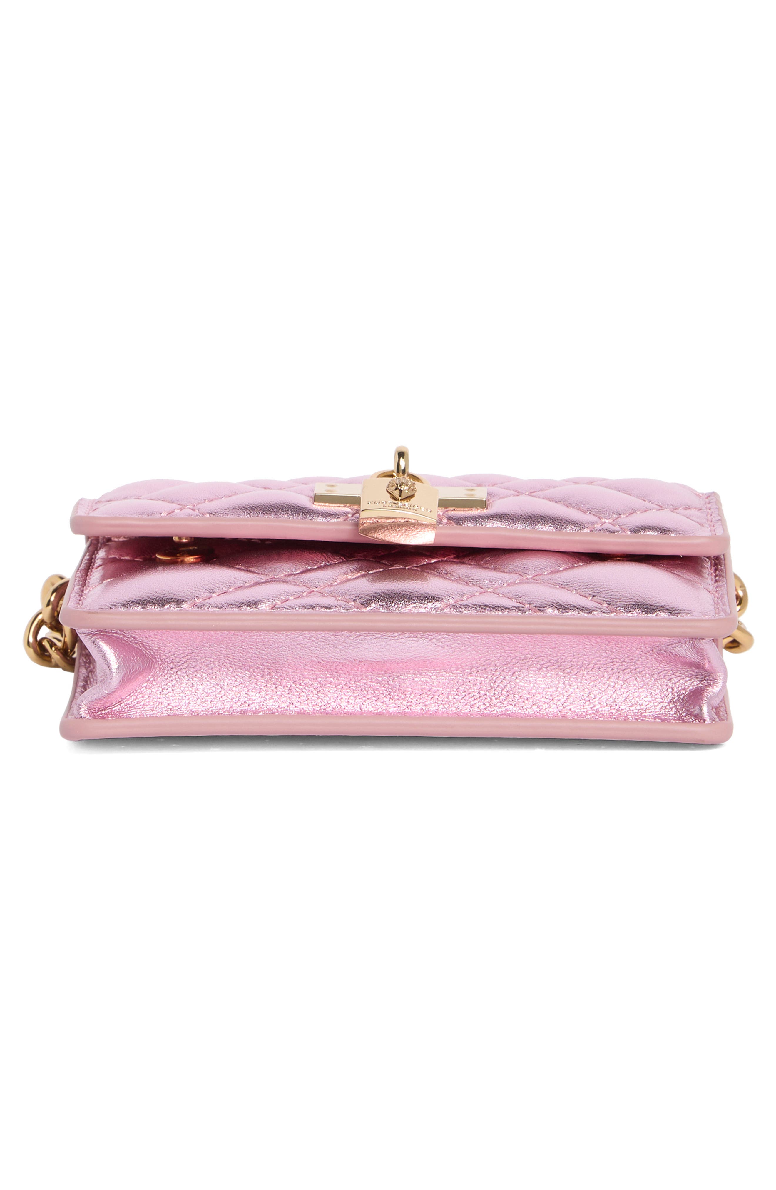 Kurt Geiger London Micro Brixton Convertible Crossbody Bag, Alternate, color, Pink