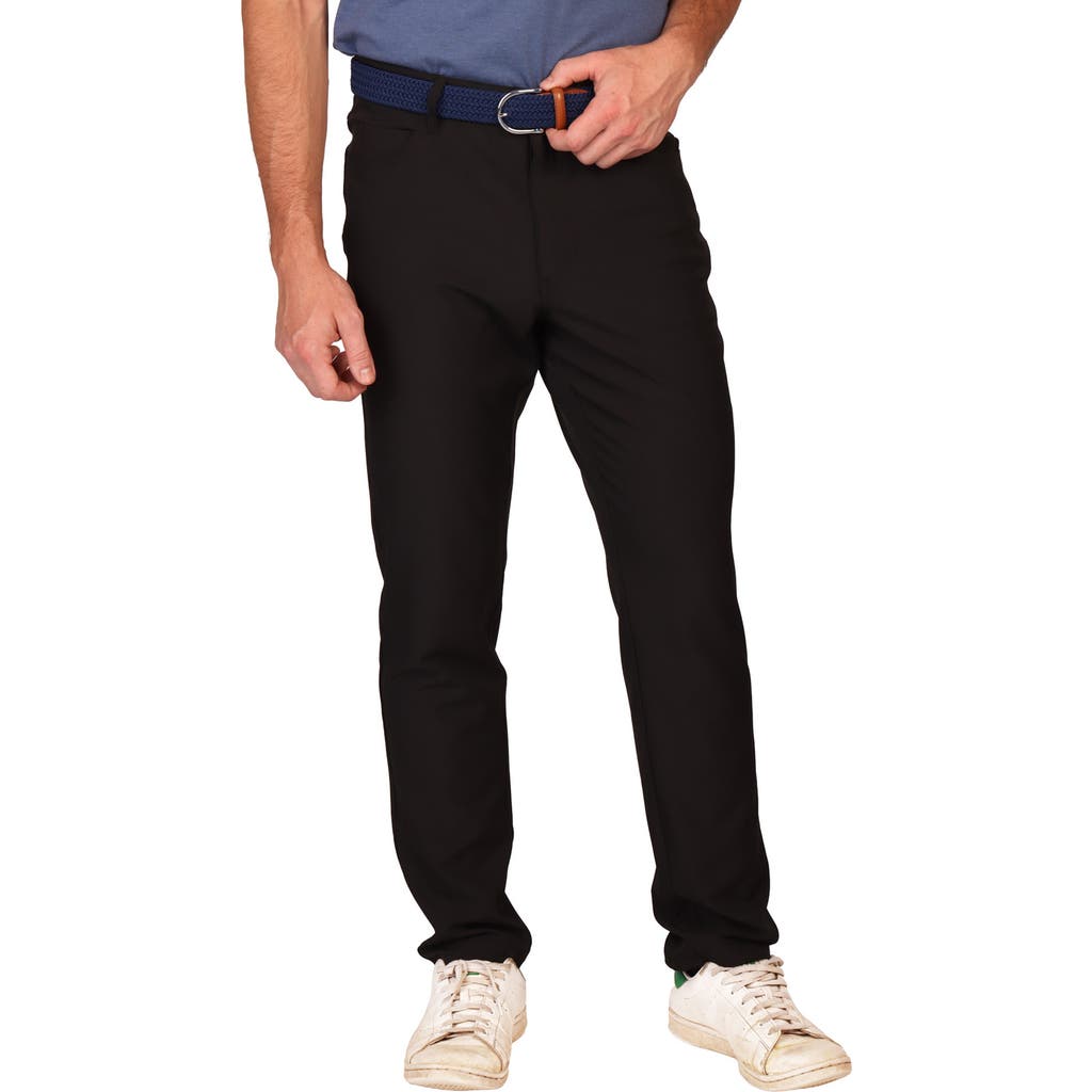 Tailorbyrd Five-pocket Performance Pants In Black