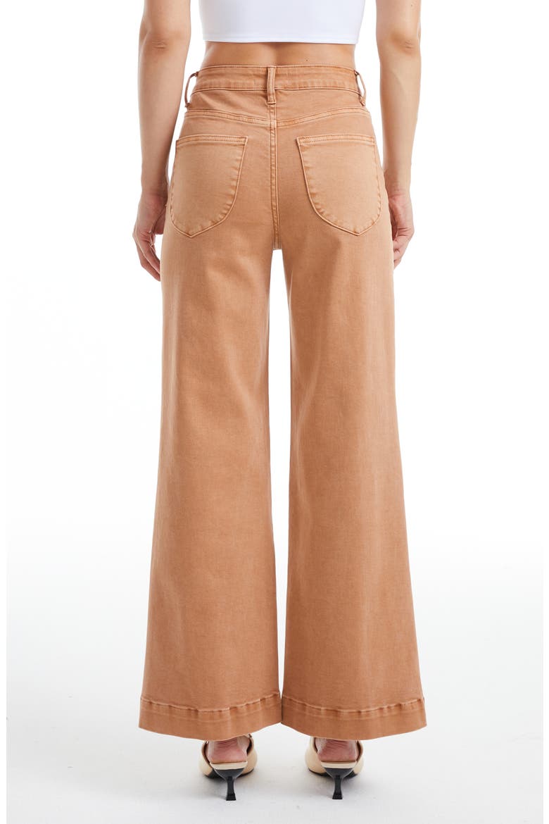 Luna High Waist Wide Leg Jeans, Alternate, color, MACCHIATO