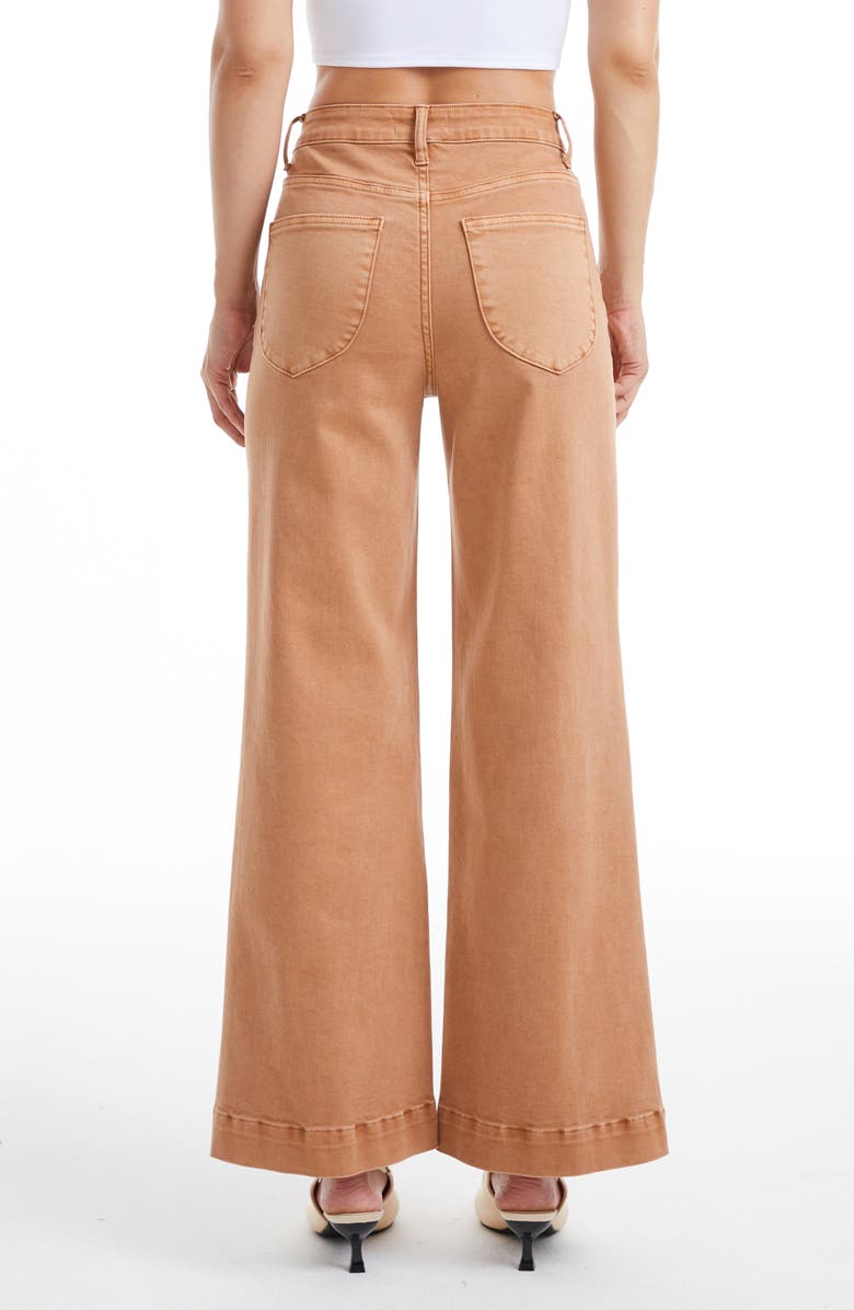 Bayeas Luna High Waist Wide Leg Jeans, Alternate, color, Macchiato