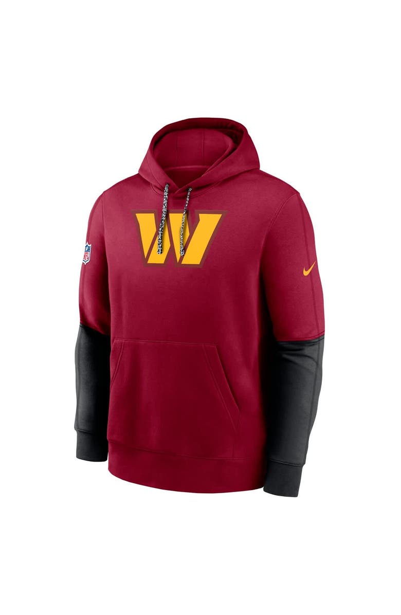 Nike Men's Nike Burgundy Washington Commanders 2024 Sideline Club Pullover Hoodie, Alternate, color,