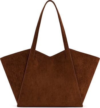Large Kiana Faux Suede Tote