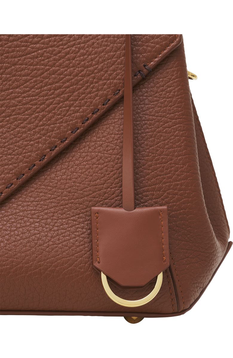 Lanvin Le Confident By Lanvin Leather Bag, Alternate, color, Chestnuts