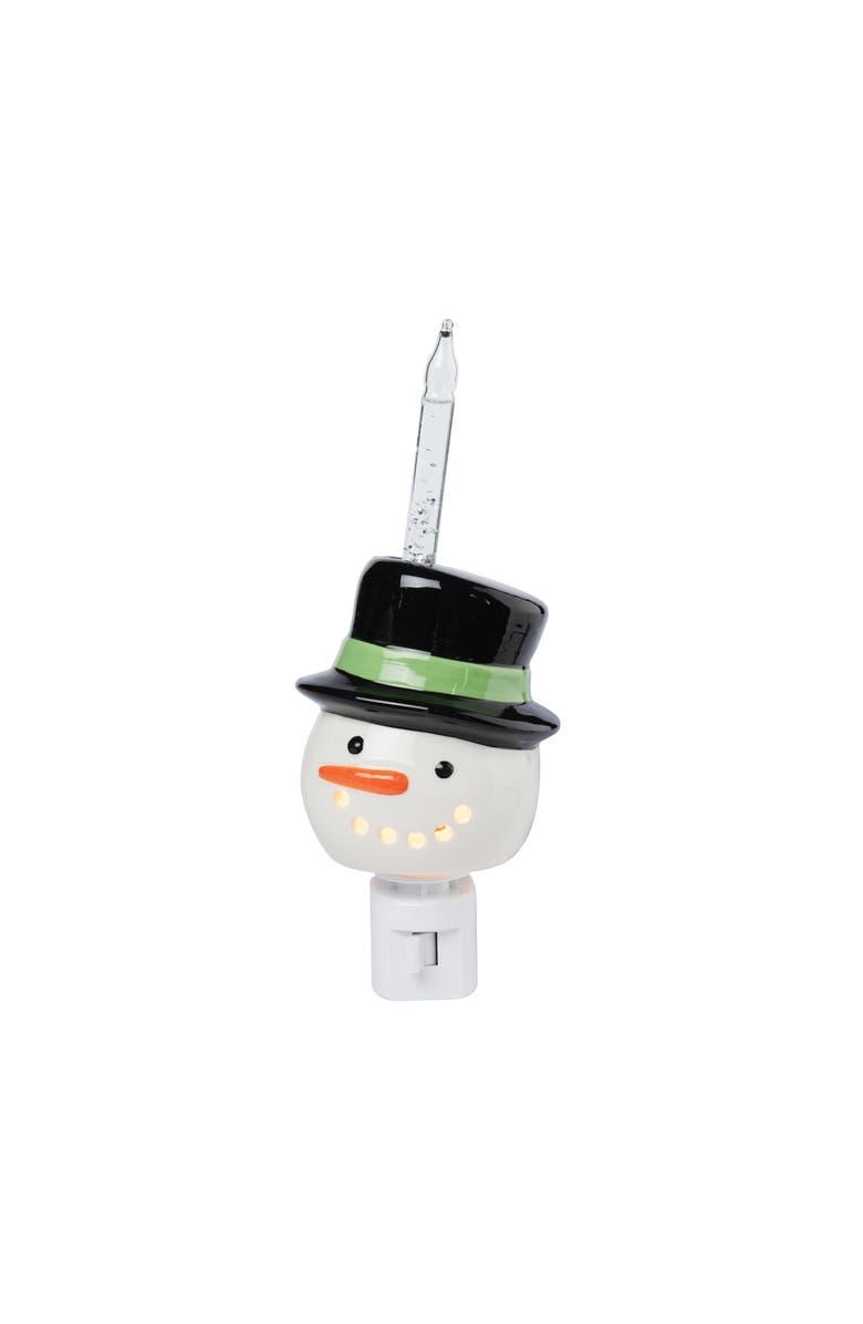 Gallerie II Snowman Bubble Plug In Night Light w/ Switch, Alternate, color, White
