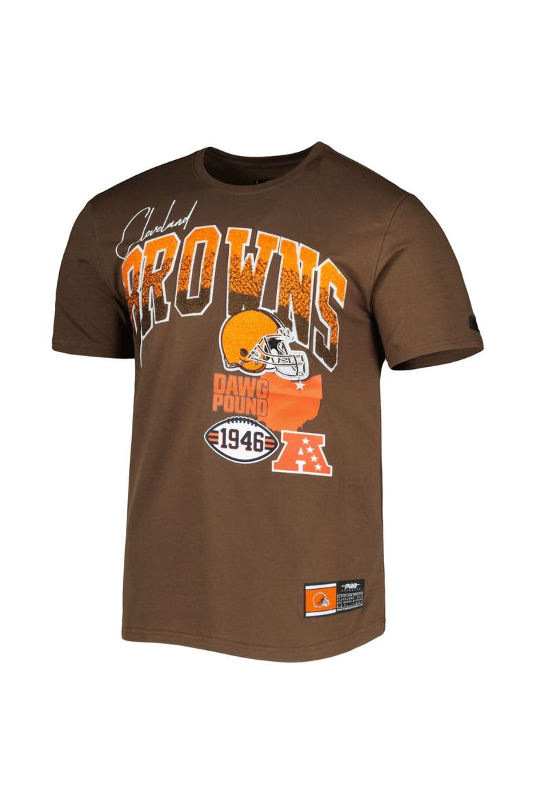 Men's Pro Standard Brown Cleveland Browns Hometown Collection T-Shirt, Alternate, color, Brown