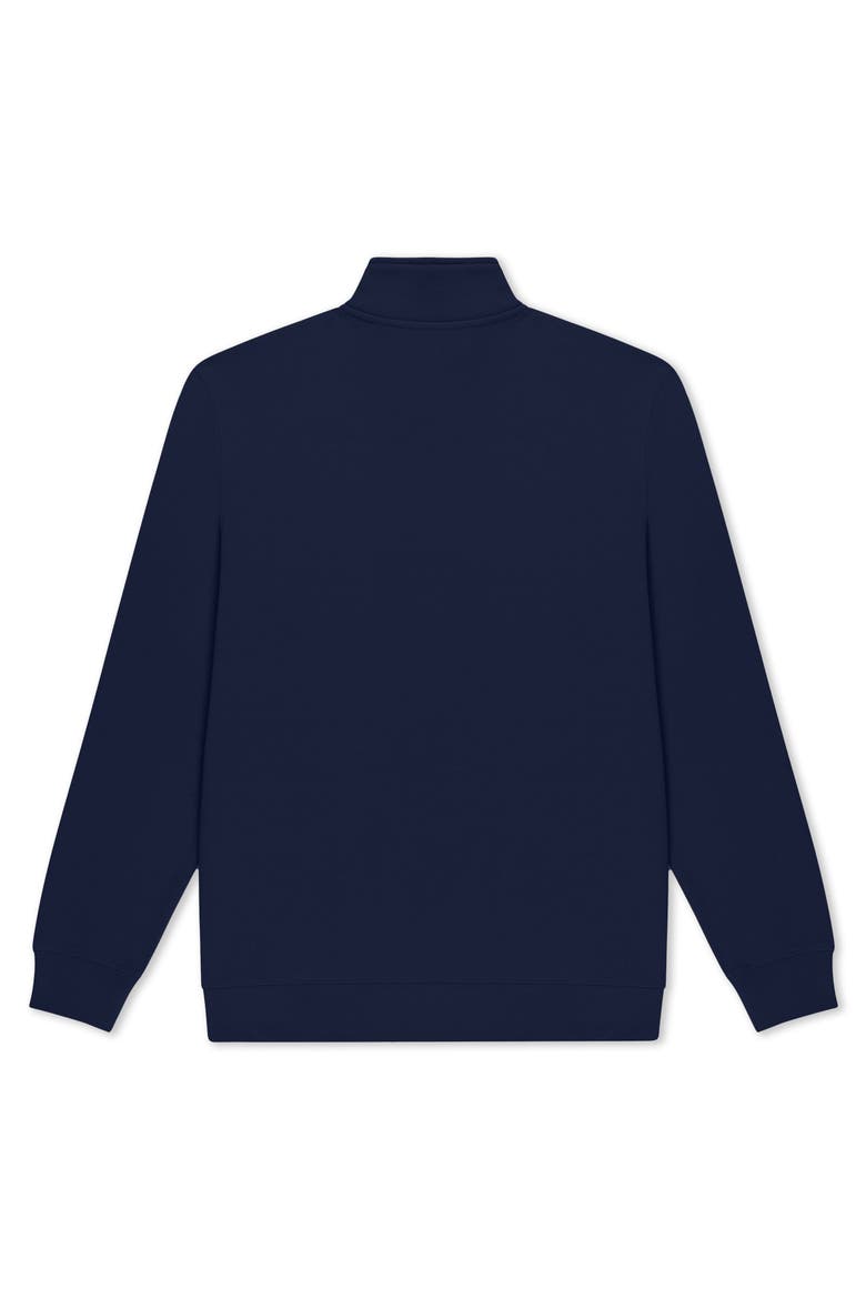 Mens Ghost Quarter Zip Pullover, Alternate, color, Navy