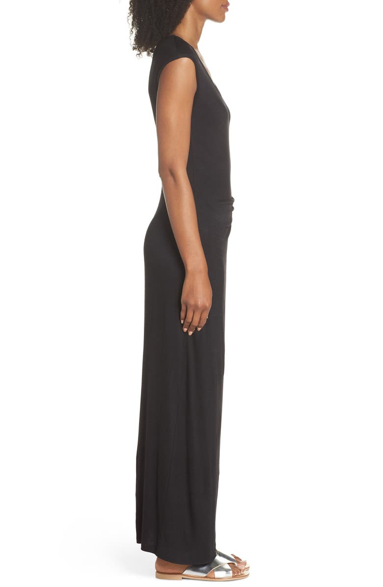 Fraiche by J Ruched Jersey Maxi Dress, Alternate, color,