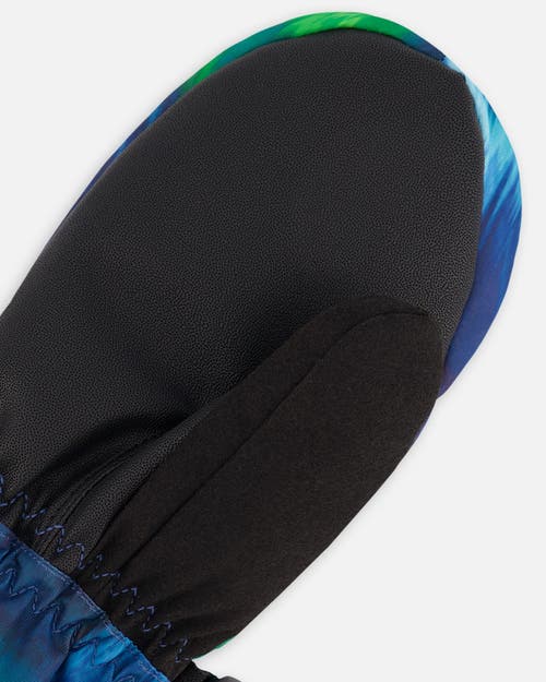 Deux Par Deux Boy Winter Mittens Teknik In Multi