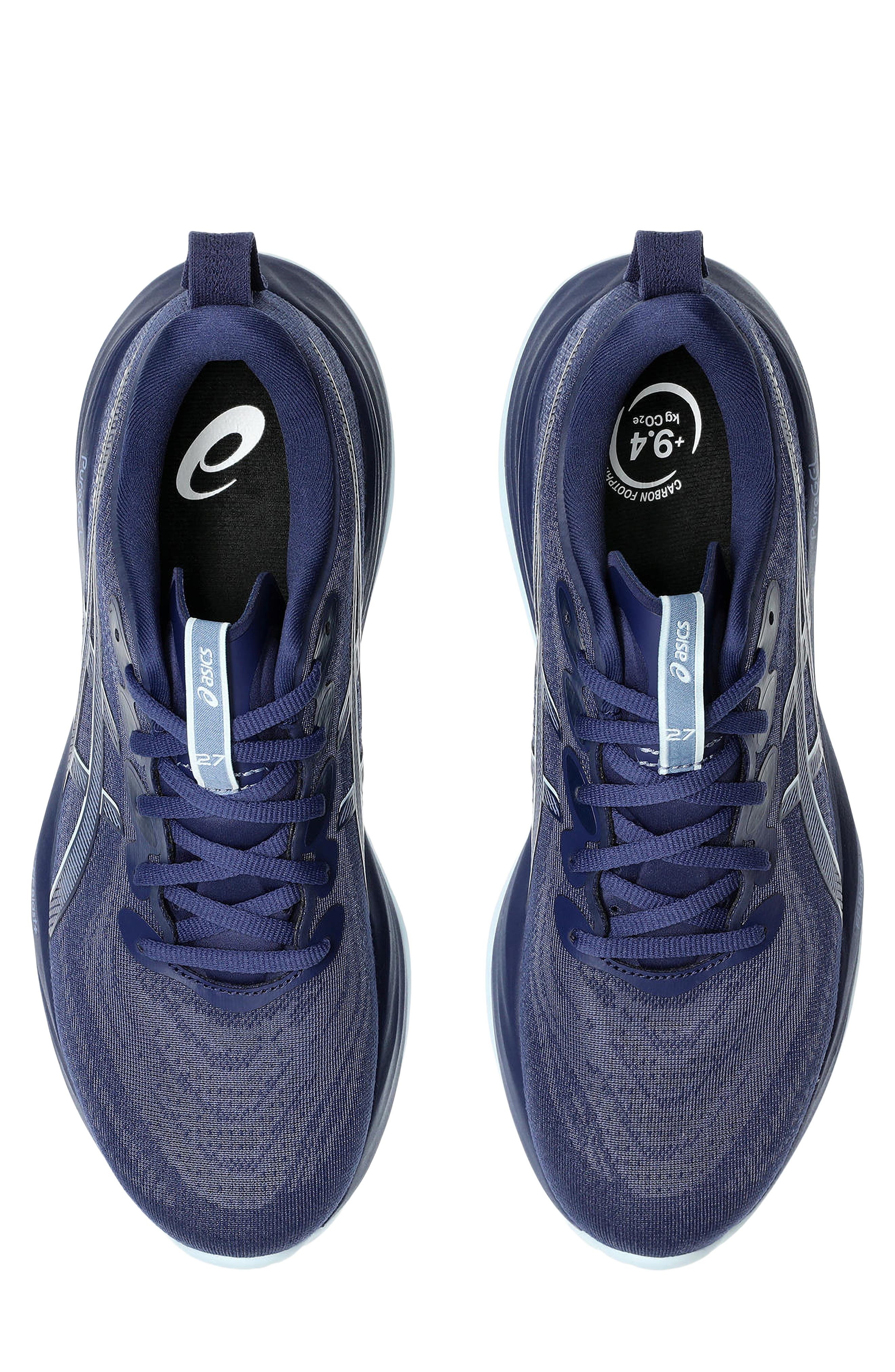 GEL-CUMULUS® 27 Running Shoe, Alternate, color, INDIGO BLUE/COOL GREY