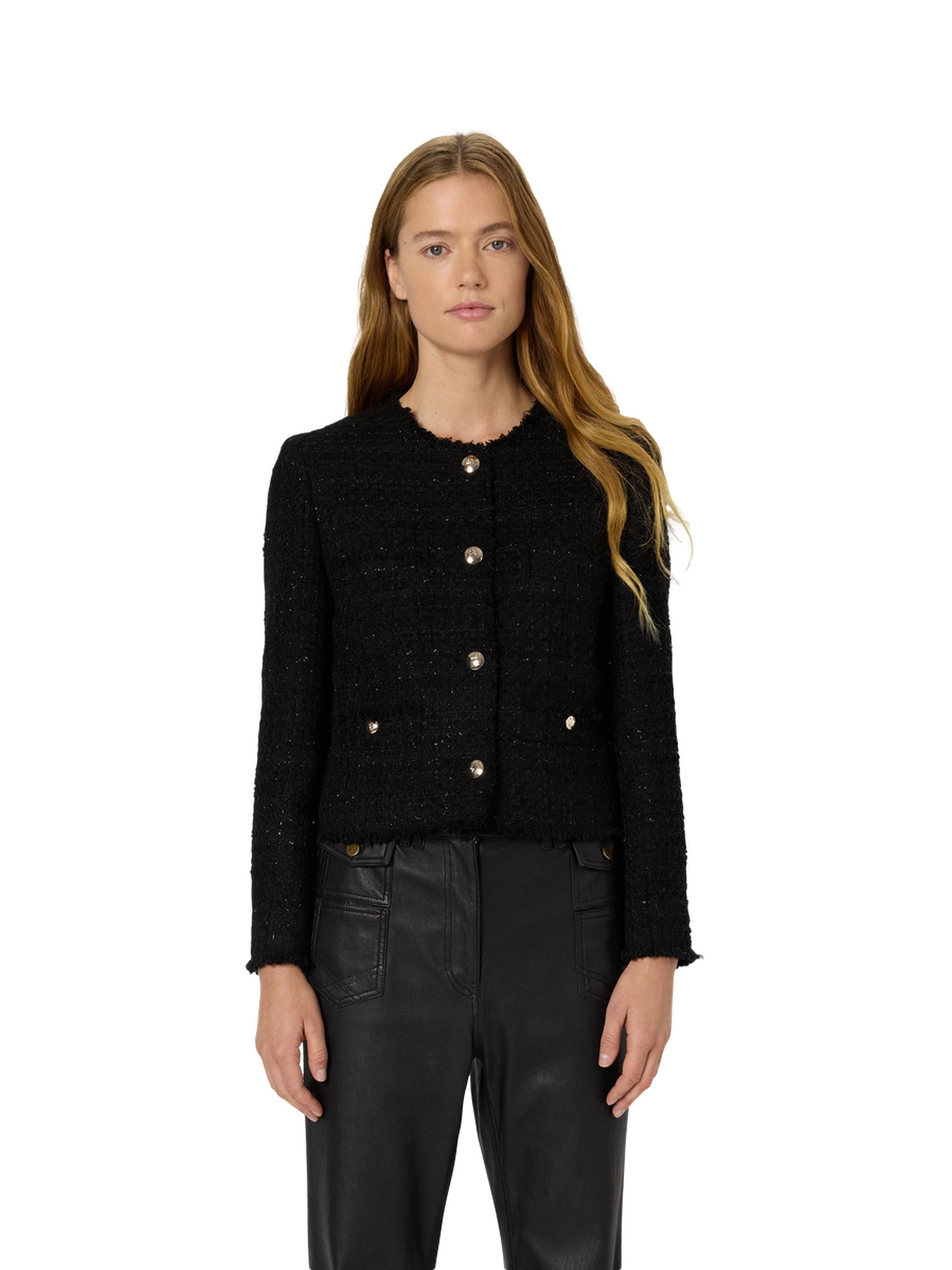 Nessa Cropped Tweed Jacket
