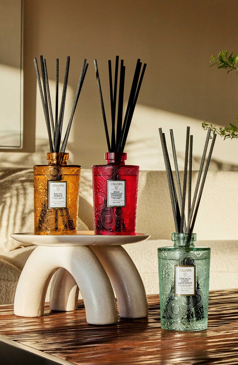 Voluspa Goji Tarocco Orange Luxe Reed Diffuser, Alternate, color, Goji Tobacco